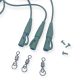 Extra Carp Safety Clips With PVC Tube 3db/cs